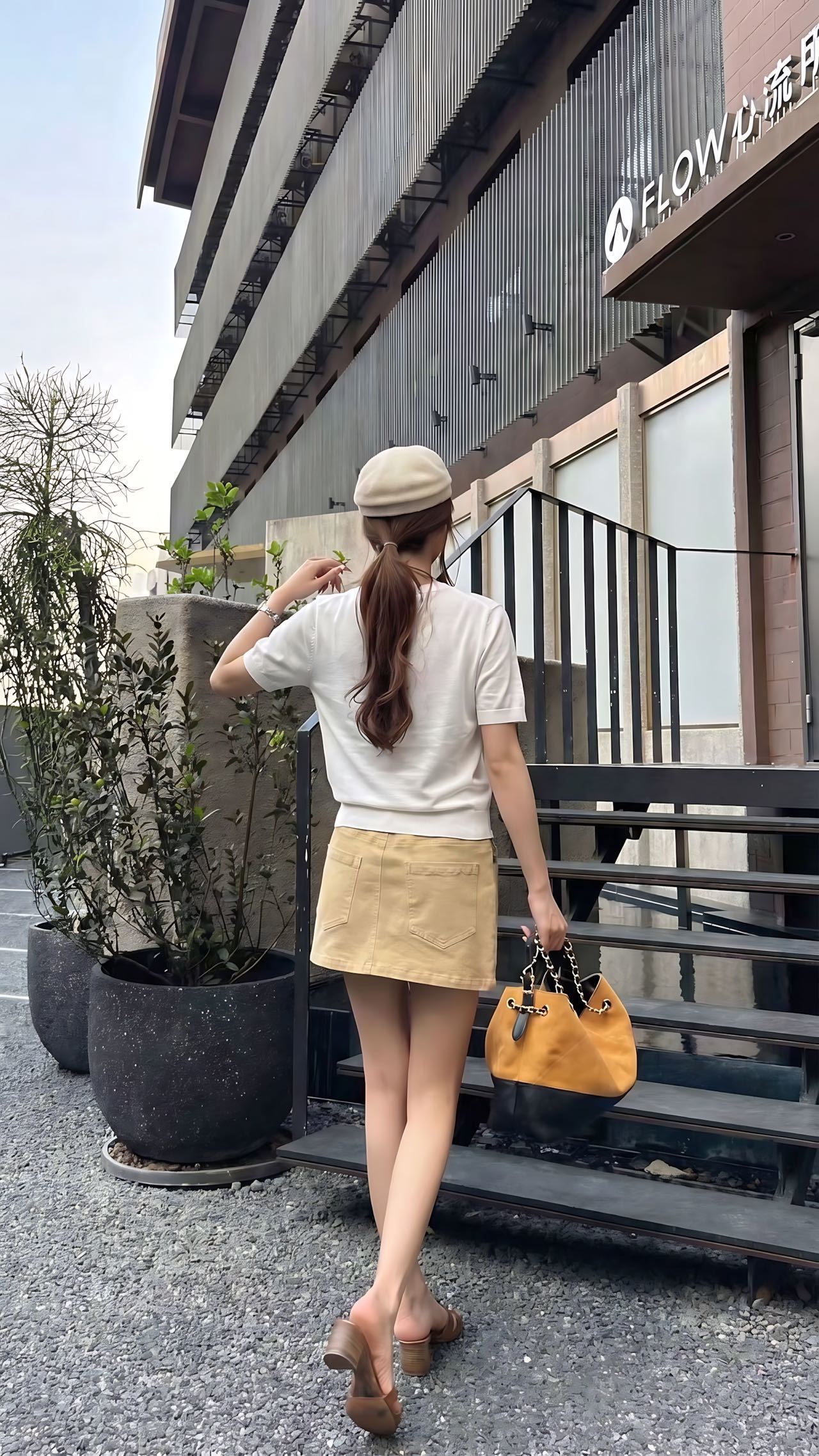 26ss Letter Embroidery Short Sleeve