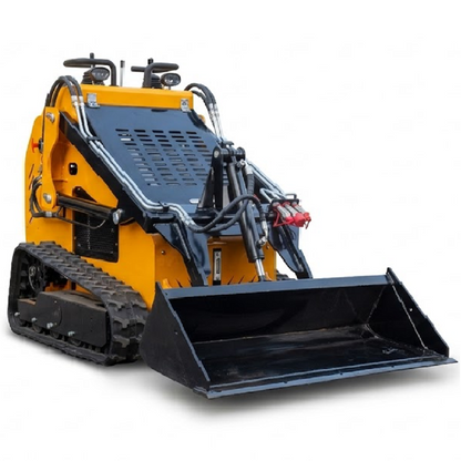 MS480T 23 HP, Three-pump Three-valve Mini Stand On Skid Steer Track Loader