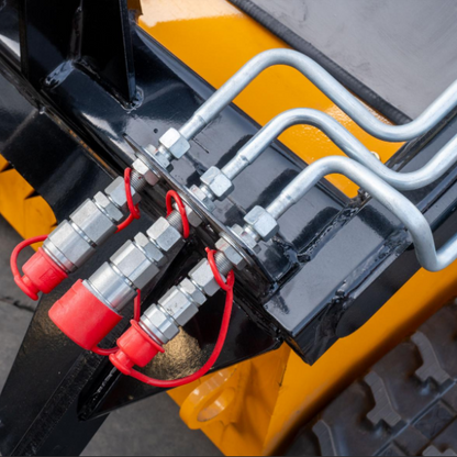 MS480T 23 HP, Three-pump Three-valve Mini Stand On Skid Steer Track Loader