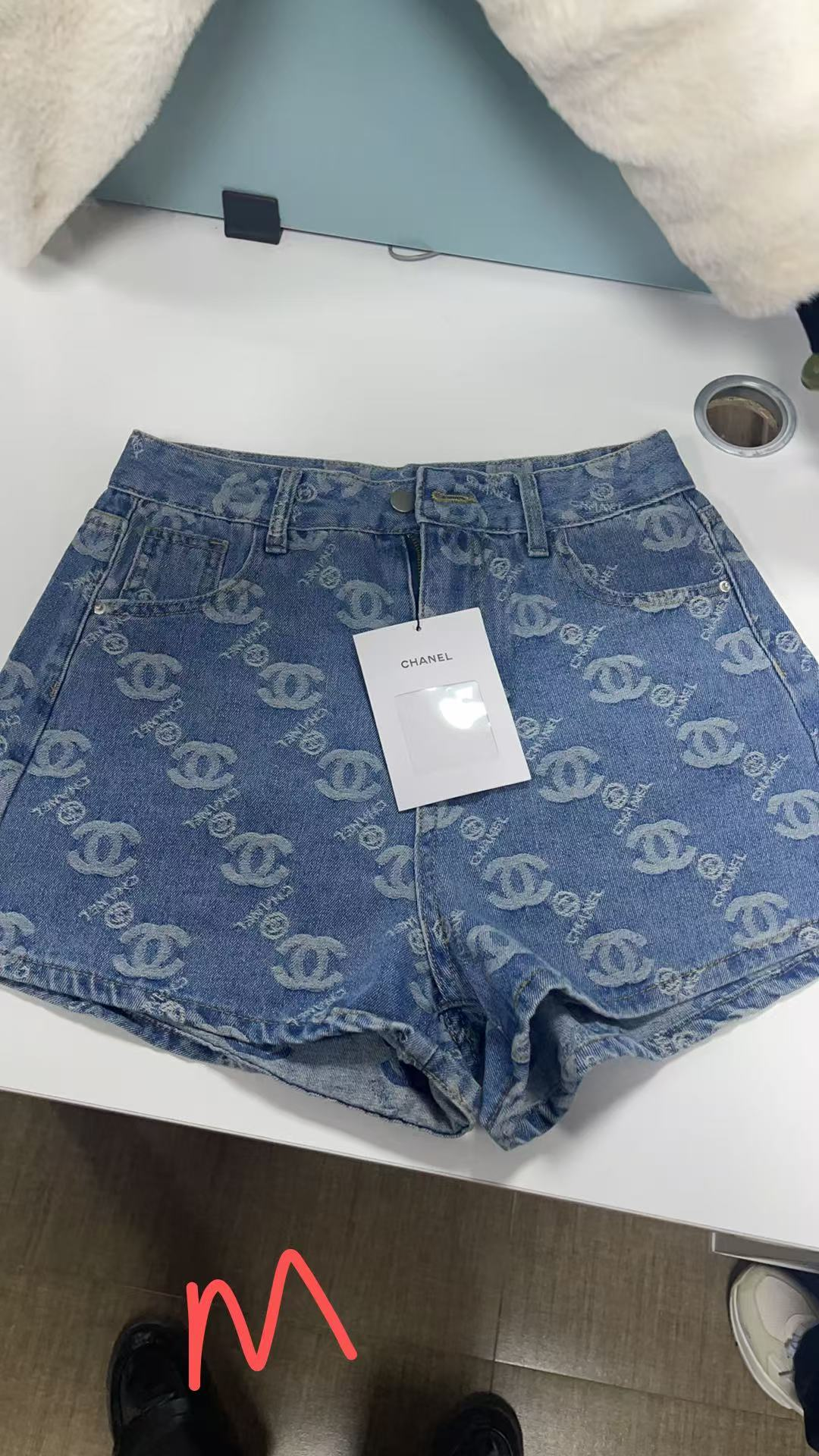 Denim Shorts（size:M）