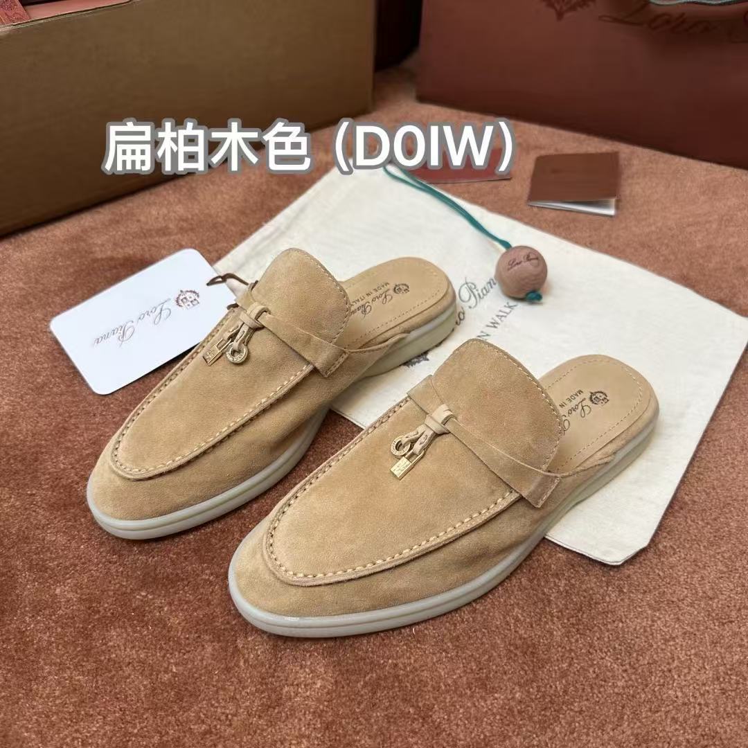 26ss Color-blocked Loafers with Pendant