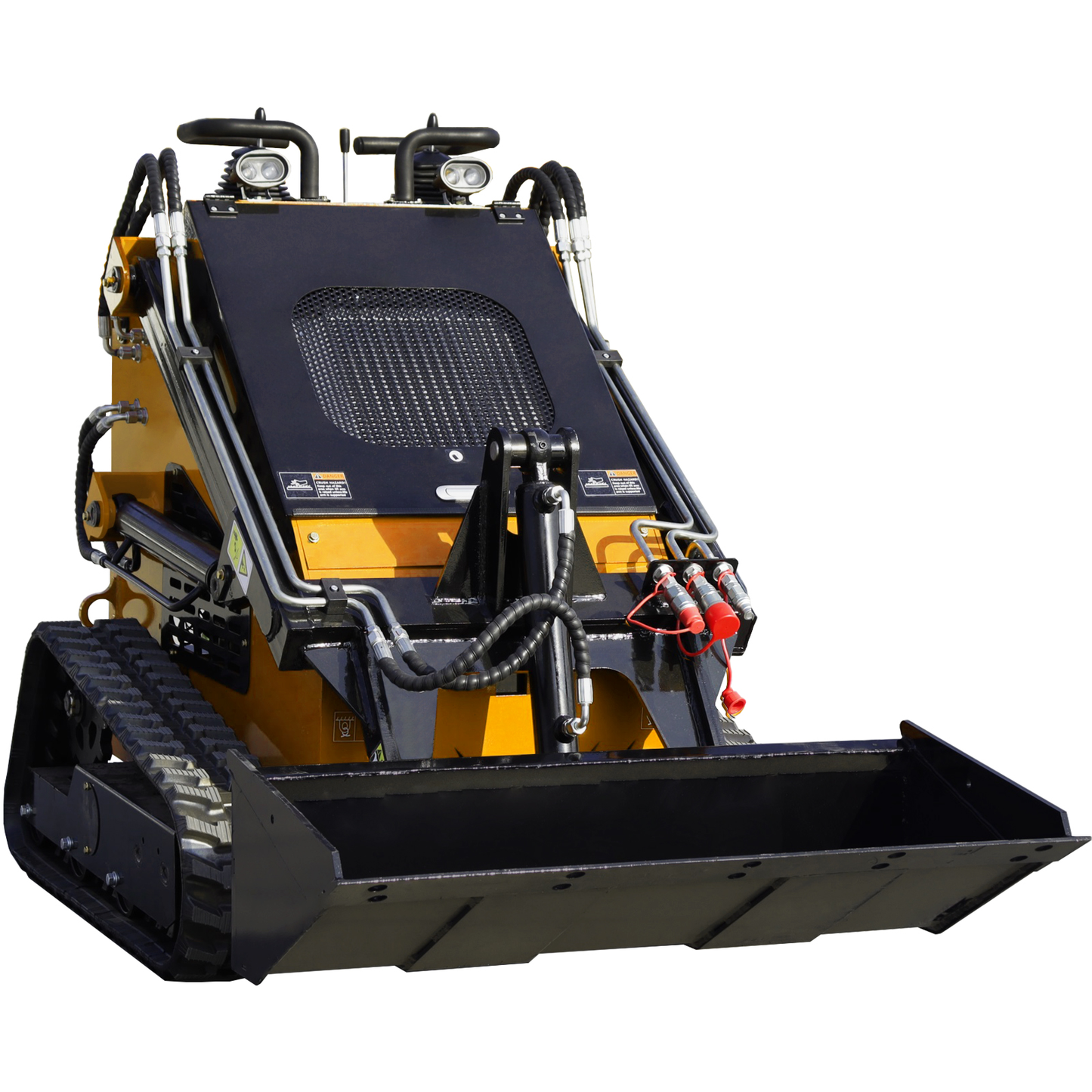 MS360  Mini Stand On Skid Steer Track Loader With 13.5HP Gas Engine