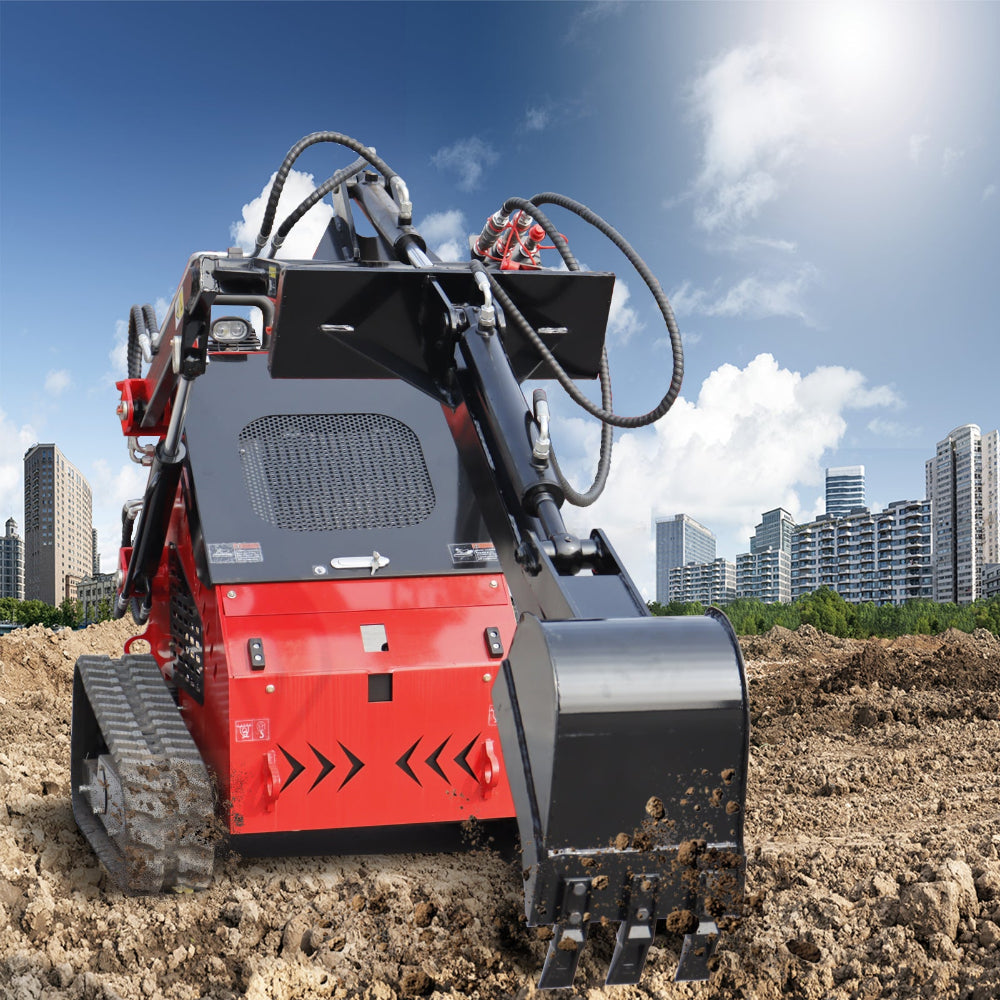 MMS Backhoe Fronthoe Attachment For MMS Skid Steer Loaders