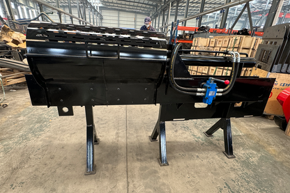 MMS Hydraulic Firewood Wood Processor Log Splitter Attachment for Skid Steer Loader