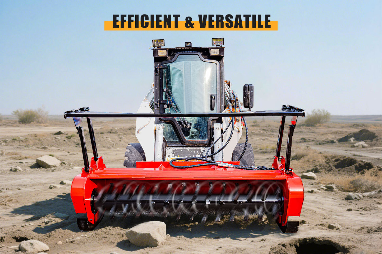 MMS 46" Mulcher Attachment for Skid Steer Loader