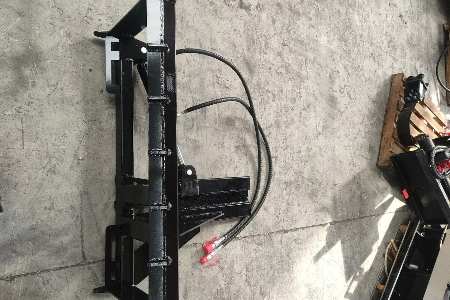 MMS Skid Steer Tree Puller Attachment, 24.41" Post Puller