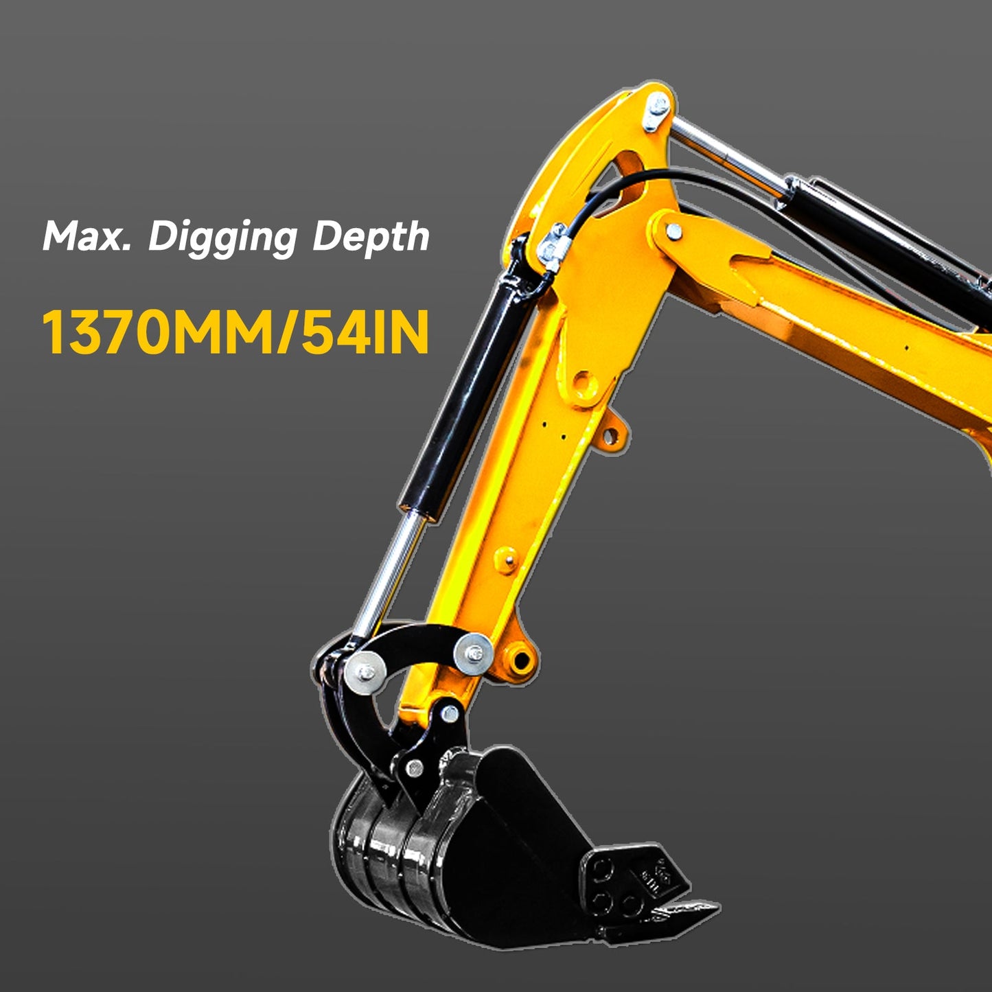 MS10C 13.5 HP,1 tons Mini Compact Excavator, Gasoline,  With Thumb Clip