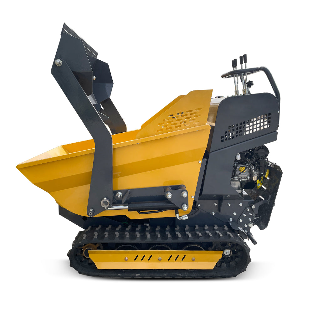 Tracked Mini Dumper for Sale, MS5050 6.5HP, 1100Lbs Load Capacity|MS5050