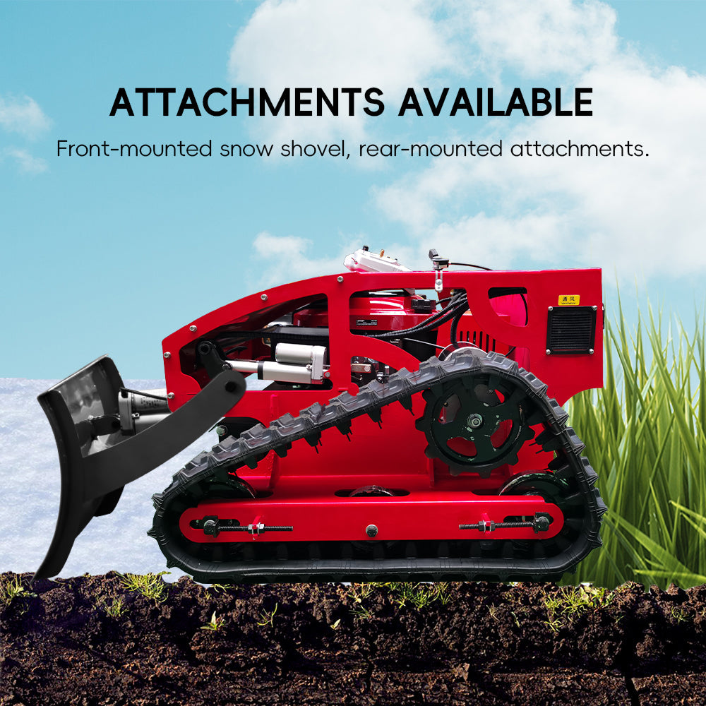 MS550B Remote Control Lawn Mower with Tracks – 21" Gasoline Remote Control Mower