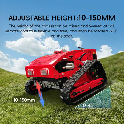 MS550B Remote Control Lawn Mower with Tracks – 21" Gasoline Remote Control Mower