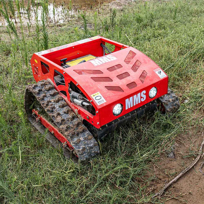 MS550B Remote Control Lawn Mower with Tracks – 21" Gasoline Remote Control Mower