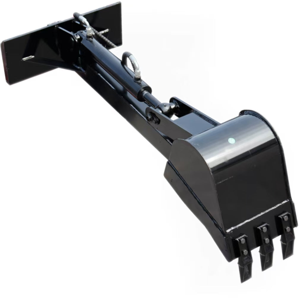 MMS Backhoe Fronthoe Attachment For MMS Skid Steer Loaders