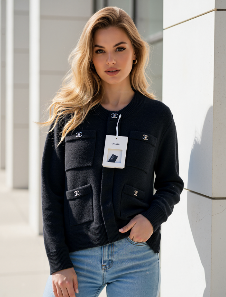 26 New-Season Crew-Neck Knitted Cardigan