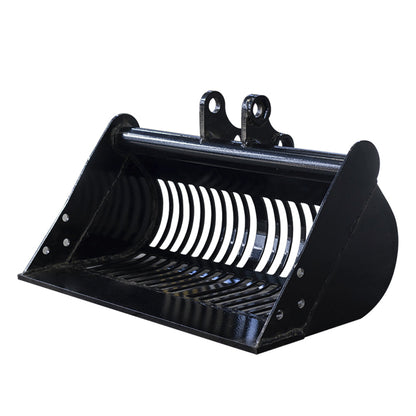 MMS Narrow Bucket Ripper Rake Auger Total  8 pcs Attachment for Mini Excavator