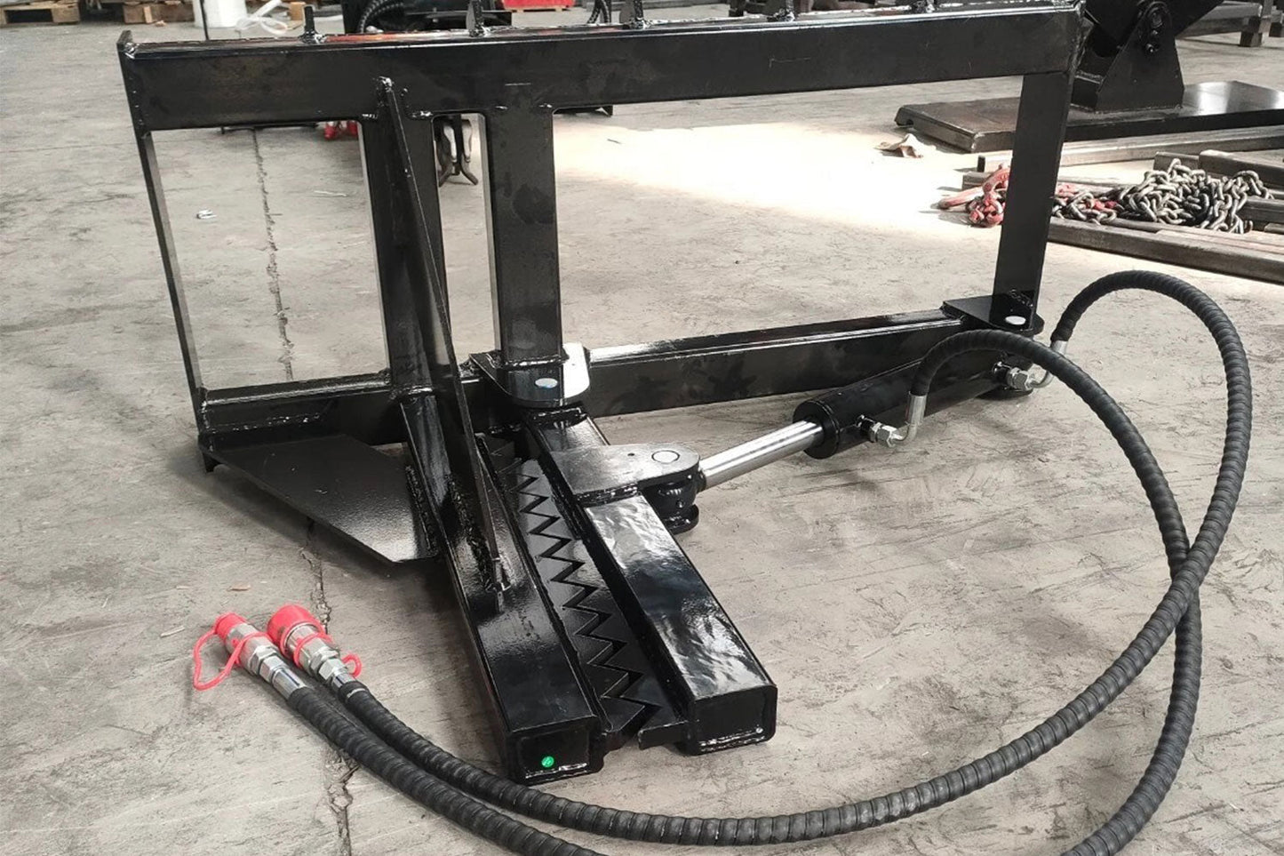 MMS Skid Steer Tree Puller Attachment, 24.41" Post Puller