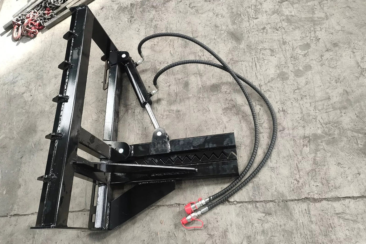 MMS Skid Steer Tree Puller Attachment, 24.41" Post Puller