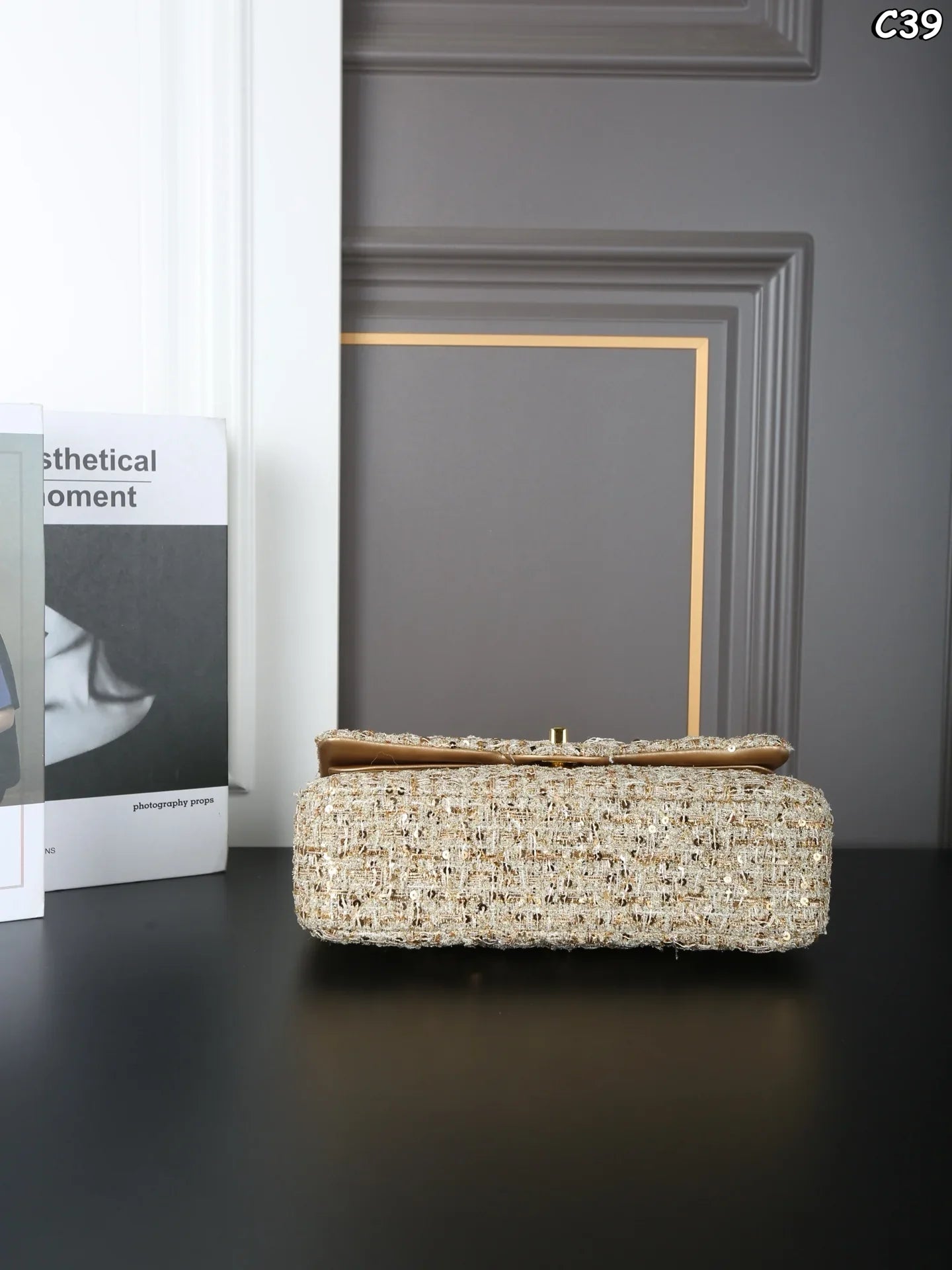25 new tweed sequin chain bag