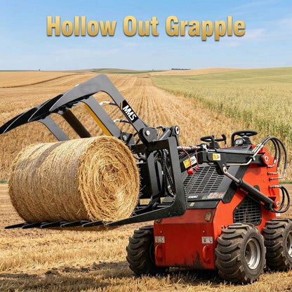MMS 40" Root Grapple Attachments for Mini Skid Steer Loader