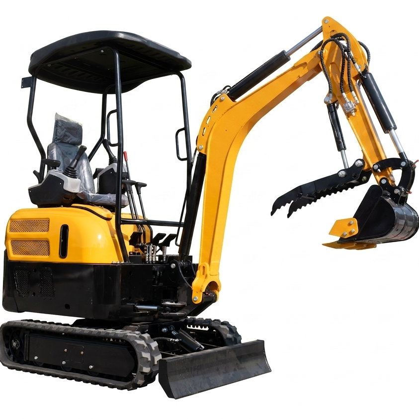 MS20 2-Tons Mini Excavator, Kubota Diesel Engine,Hydraulic Pilot Excavator With Thumb Clip For Sale