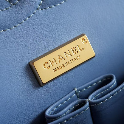 Chanel 2026 Classic 11.12 Bag 25.5cm Denim Leather