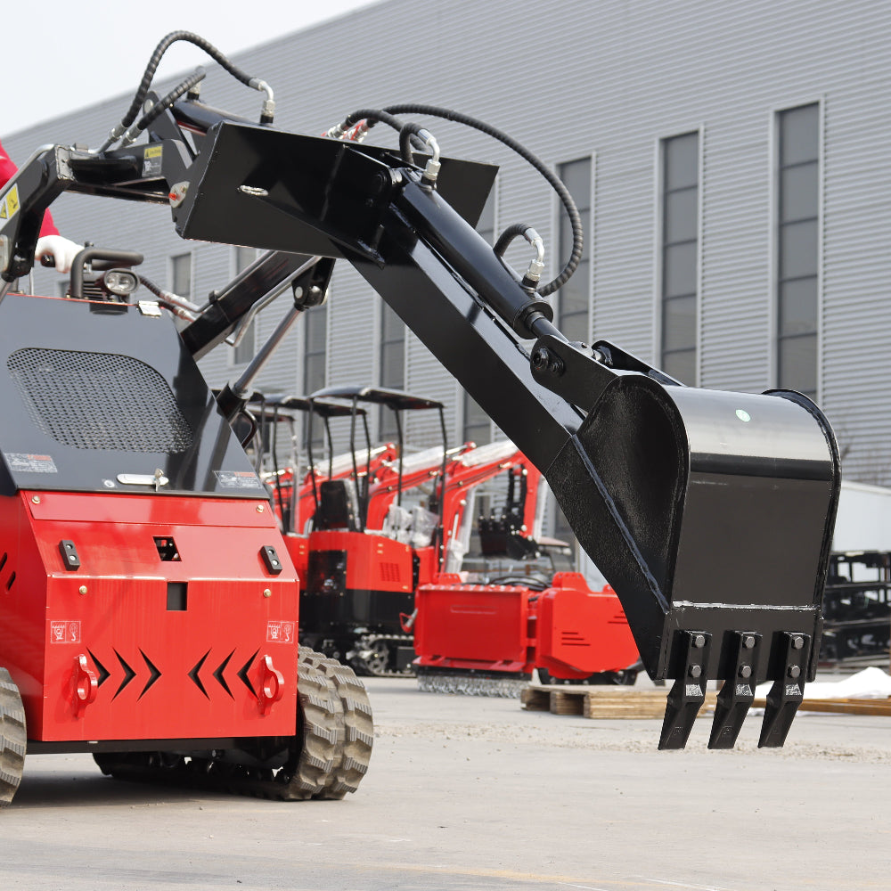 MMS Backhoe Fronthoe Attachment For MMS Skid Steer Loaders