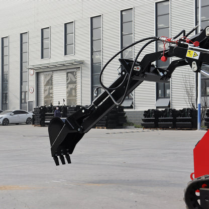 MMS Backhoe Fronthoe Attachment For MMS Skid Steer Loaders