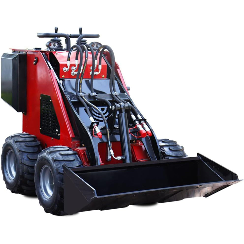 MS320L Mini Stand On Skid Steer Wheel Loader With 13.5 HP Gasoline Engine