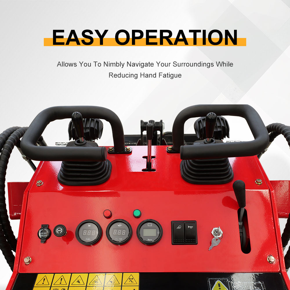 MS380 23 HP, 800 kg Stand-On Mini Skid Steer Loader for Sale