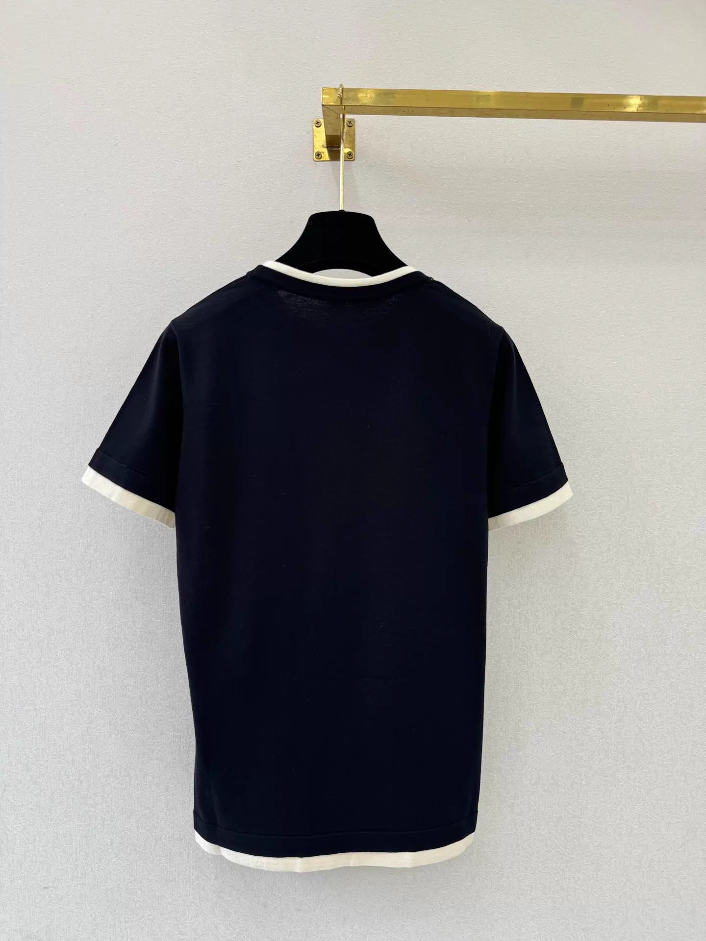 26ss Faux Two-Piece Patchwork T-Shirt
