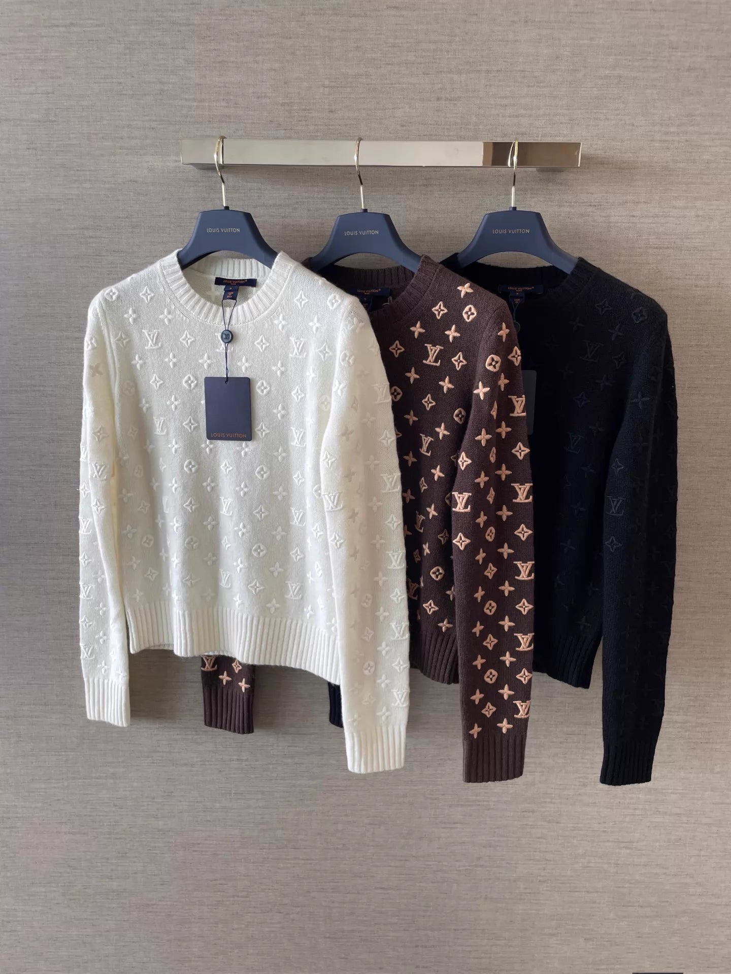 Jacquard knit sweater