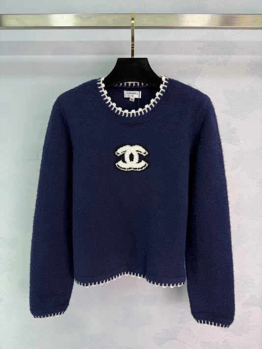Color-blocked Knit Sweater