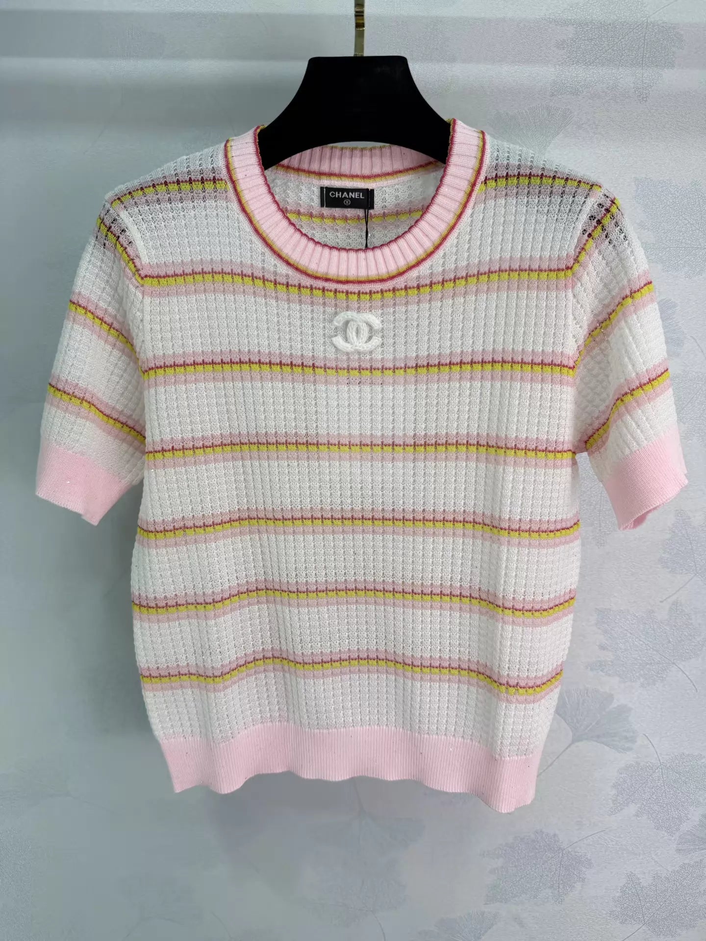 26ss Striped Knit T-Shirt