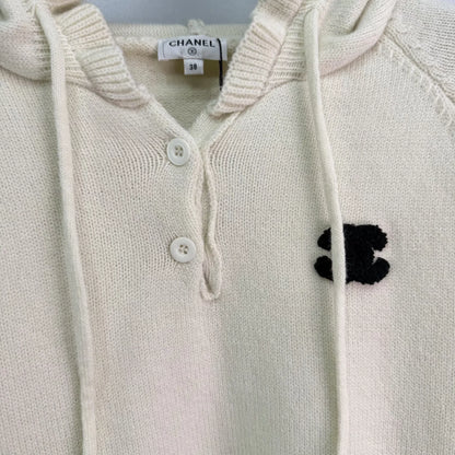 Hooded Pullover Knit Sweater