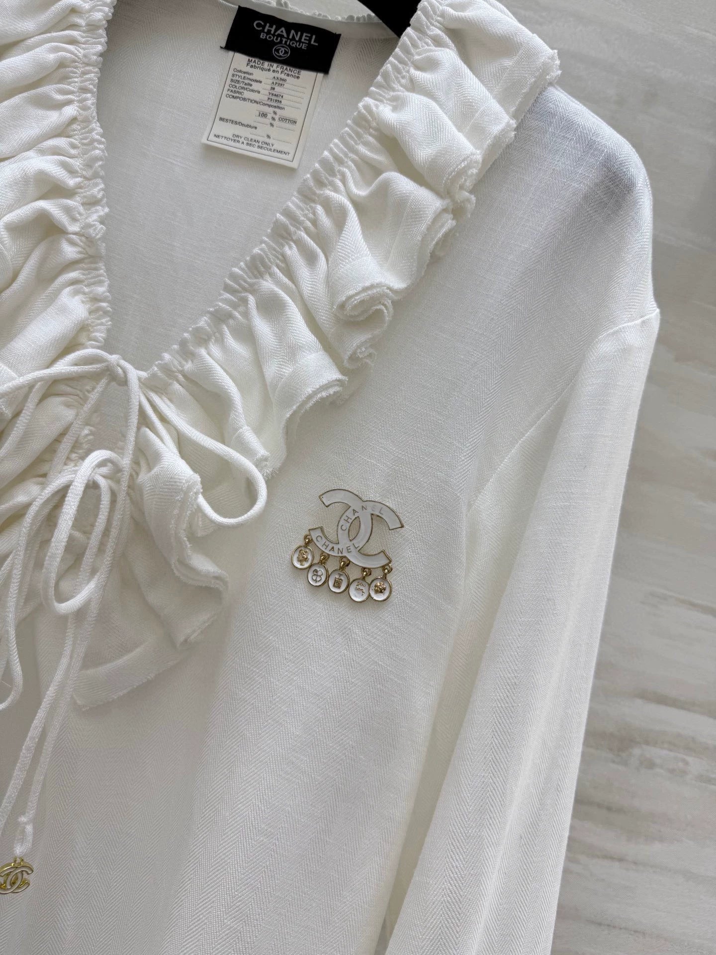 25fw Cotton and linen pleated shirt（Medieval Series）