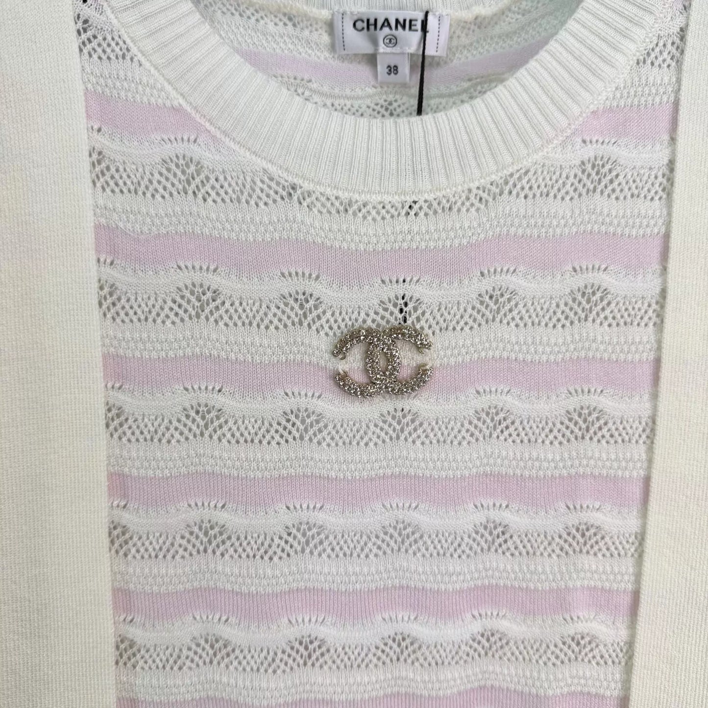 26ss Wavy Striped Knit T-Shirt