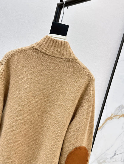 25fw new cashmere stand collar jacket