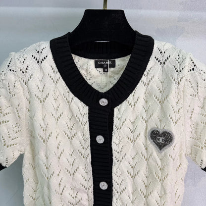 Color-blocked Knit T-shirt