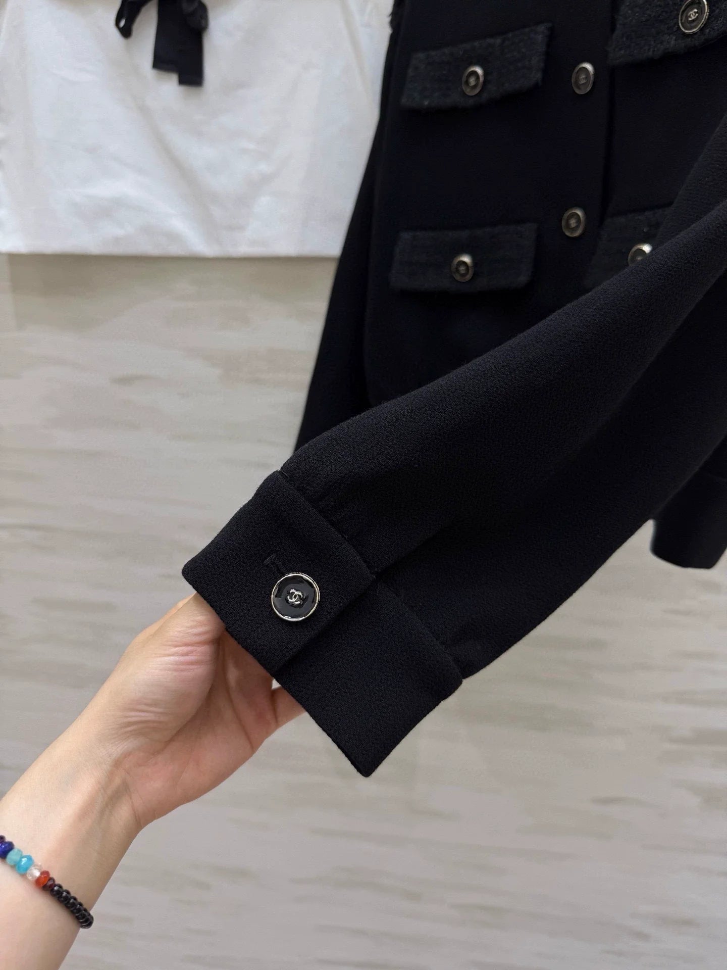 Wool twill soft woolen coat