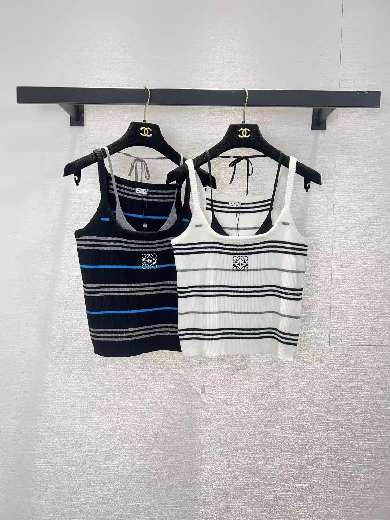 26ss Striped Ribbed Vest