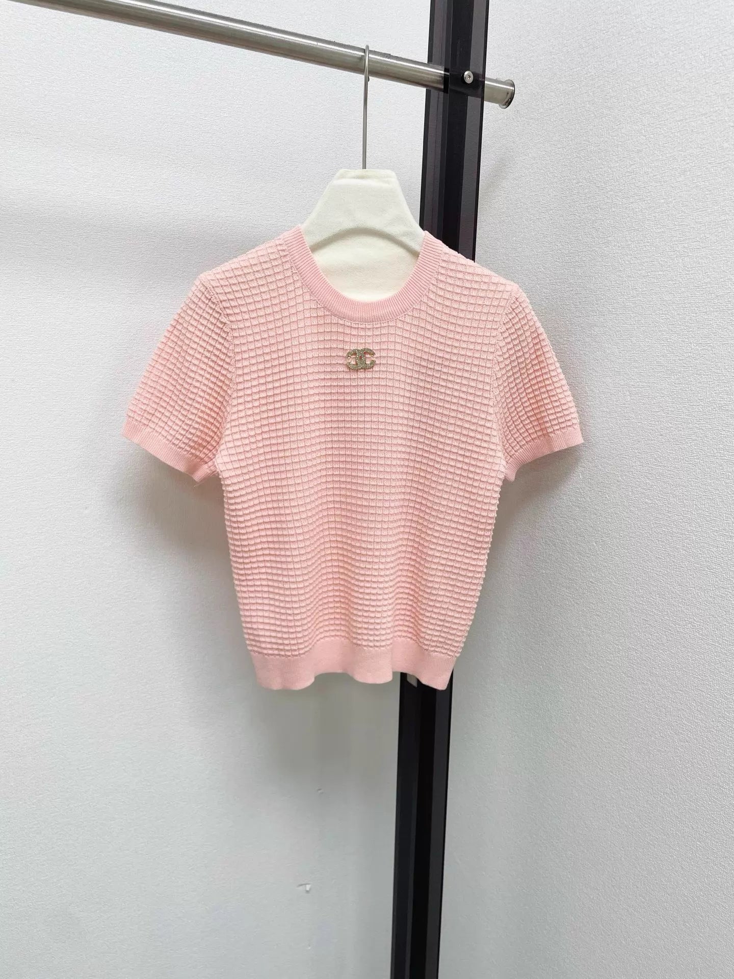 26ss Logo knitted T+shirt