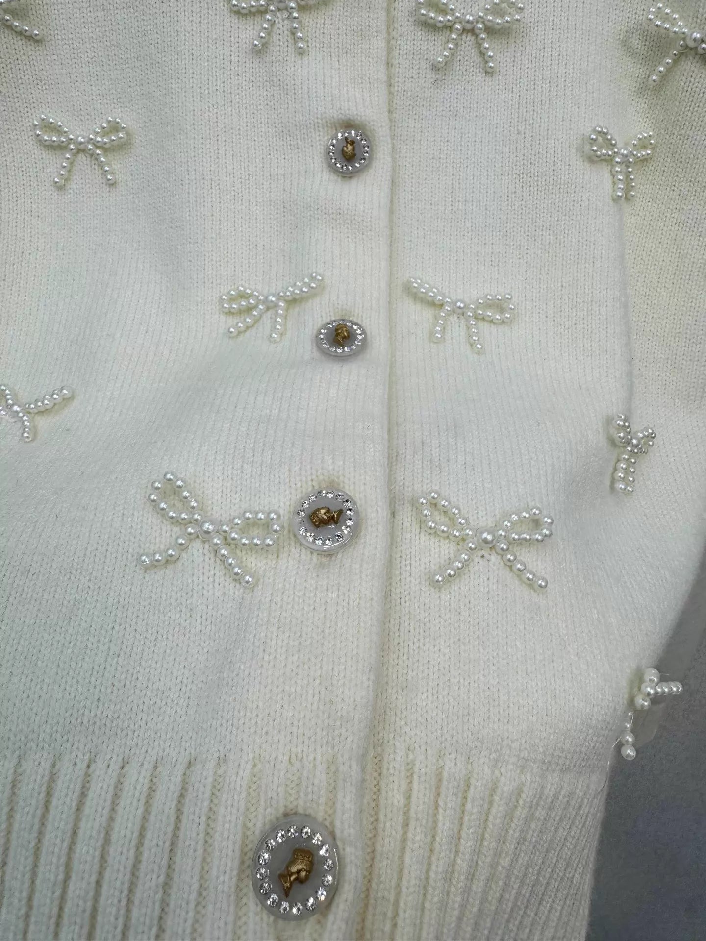 Bow Knit Cardigan