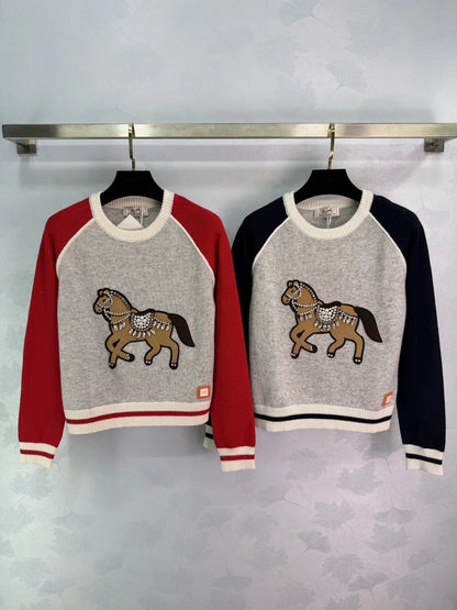 Horse Pattern Sweater