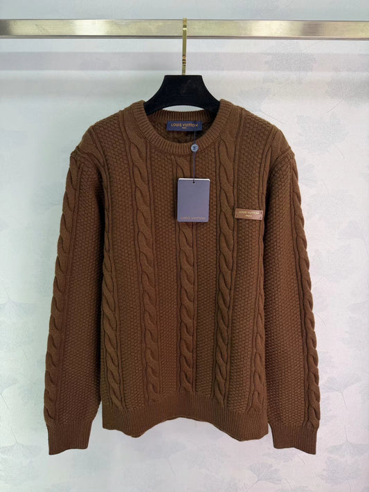 Retro Cable Knit Sweater