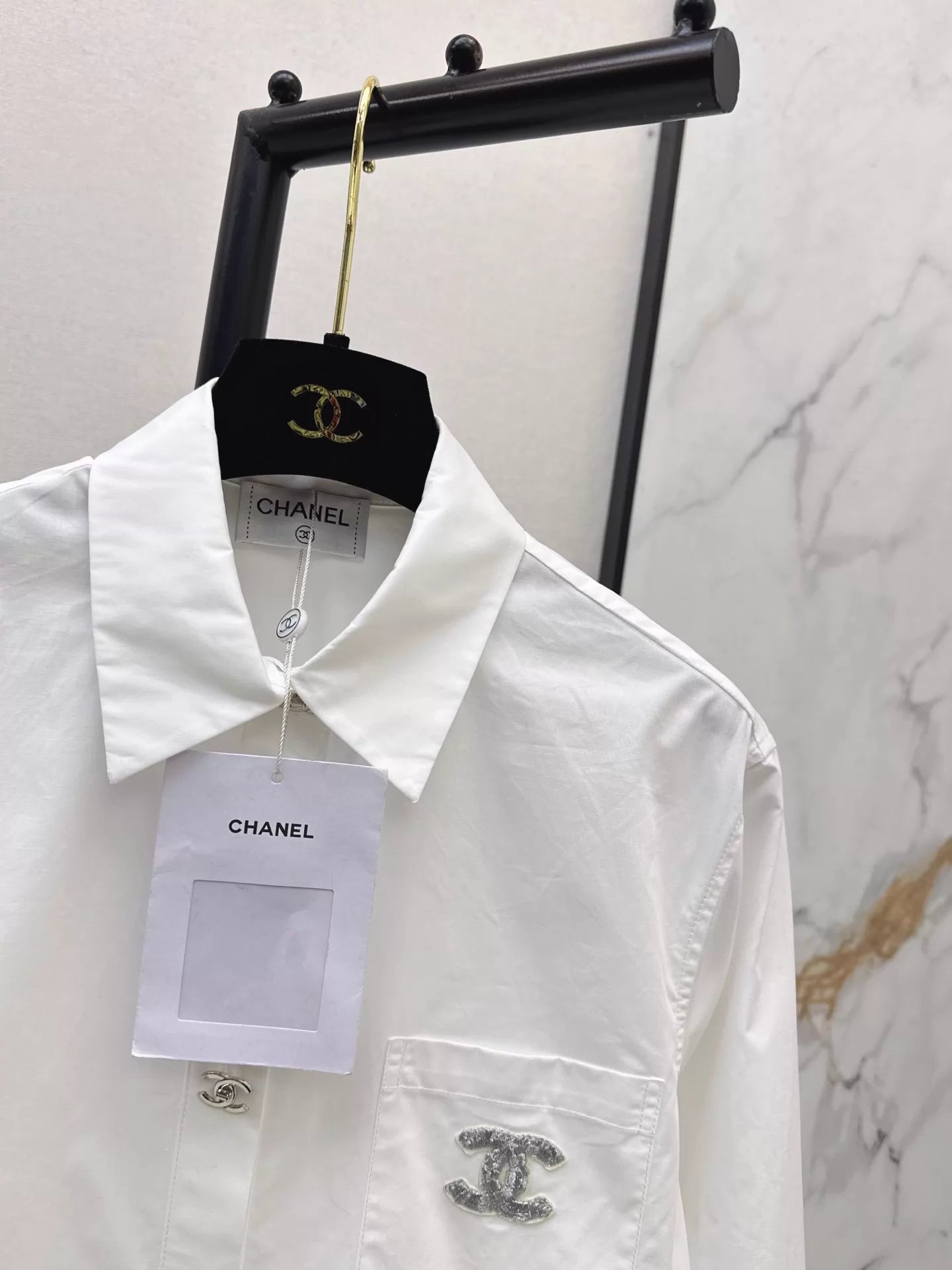 Logo long-sleeved shirt