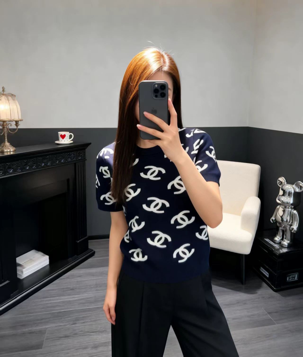 26ss Double C Logo T-shirt