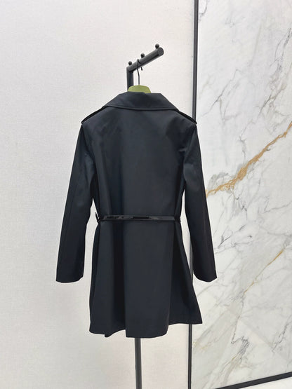 25fw Collar long windbreaker