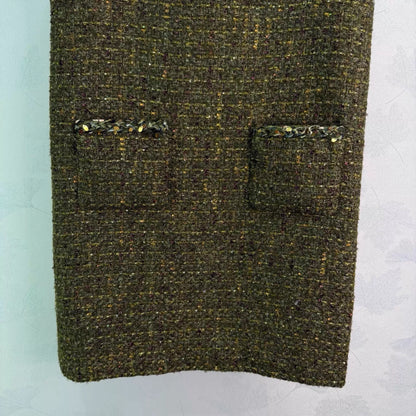 Tweed Vest Dress