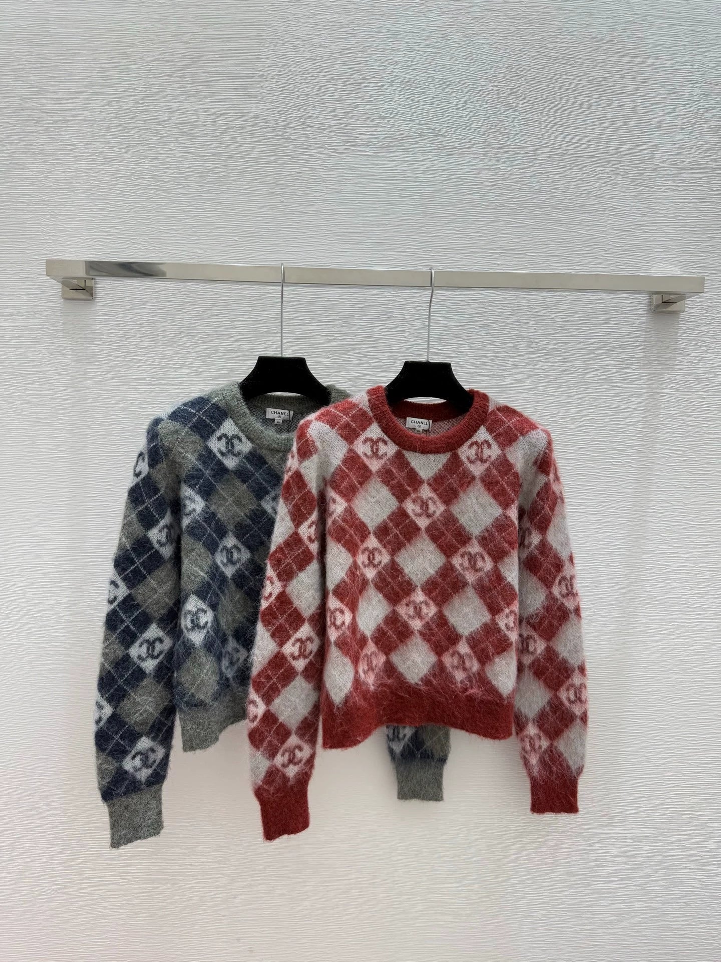 Checkered sweater