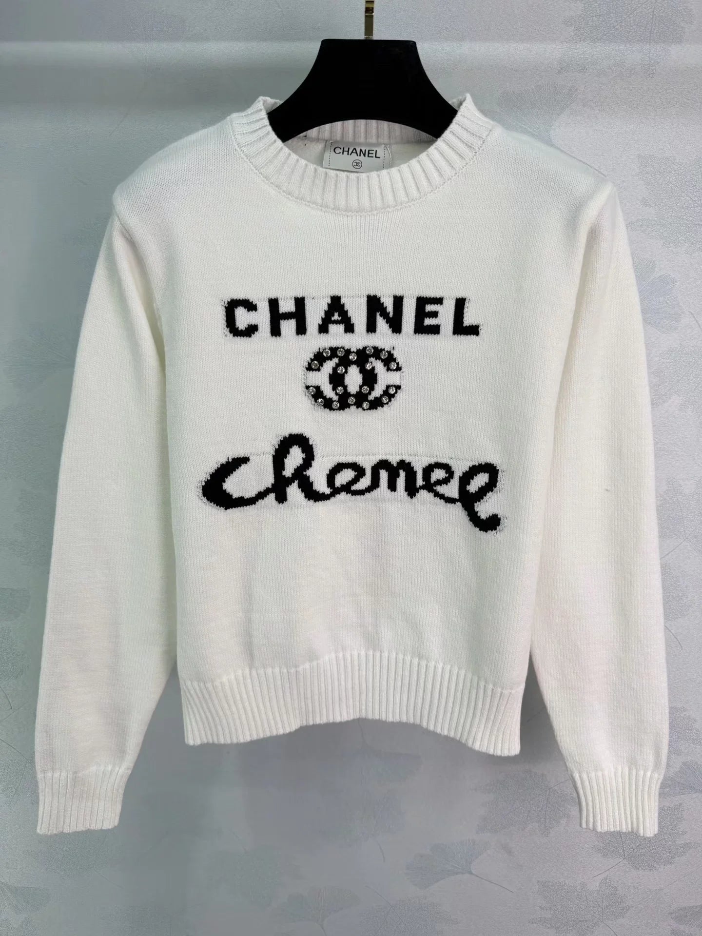 Letter Jacquard Sweater