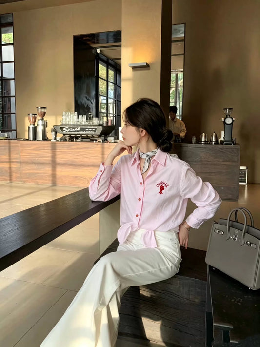 26ss Embroidered shirt